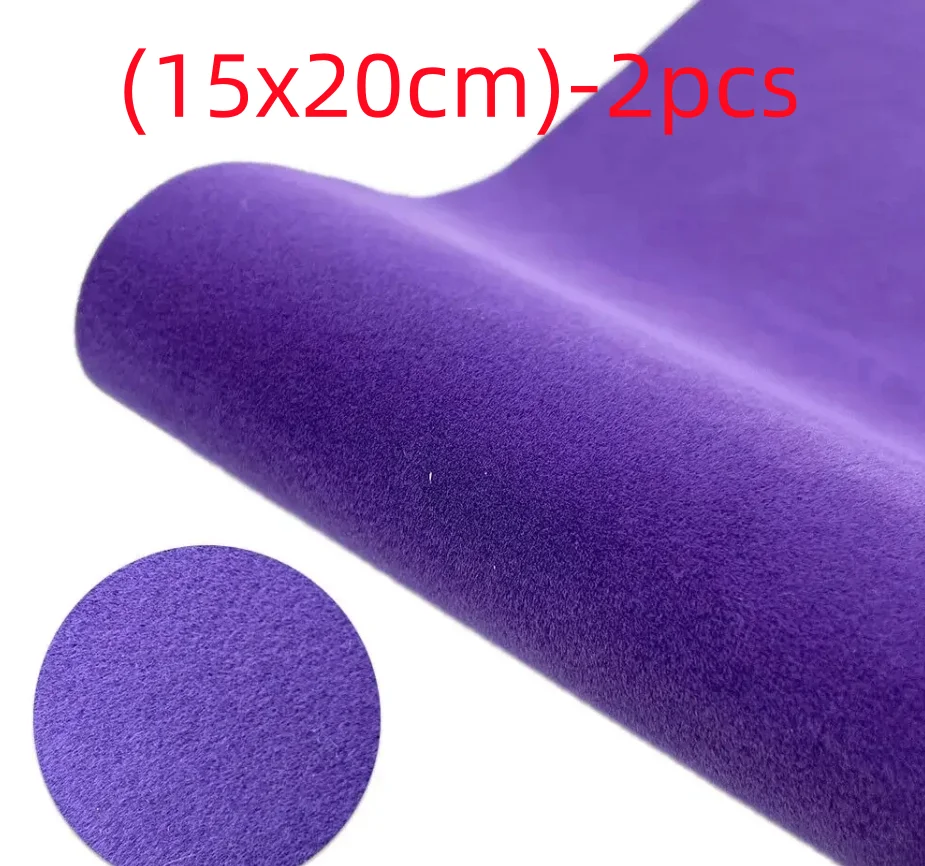Velvet Flock Self-Adhesive Liner for Jewelry Drawer - Colorful DIY Fabric Sticker