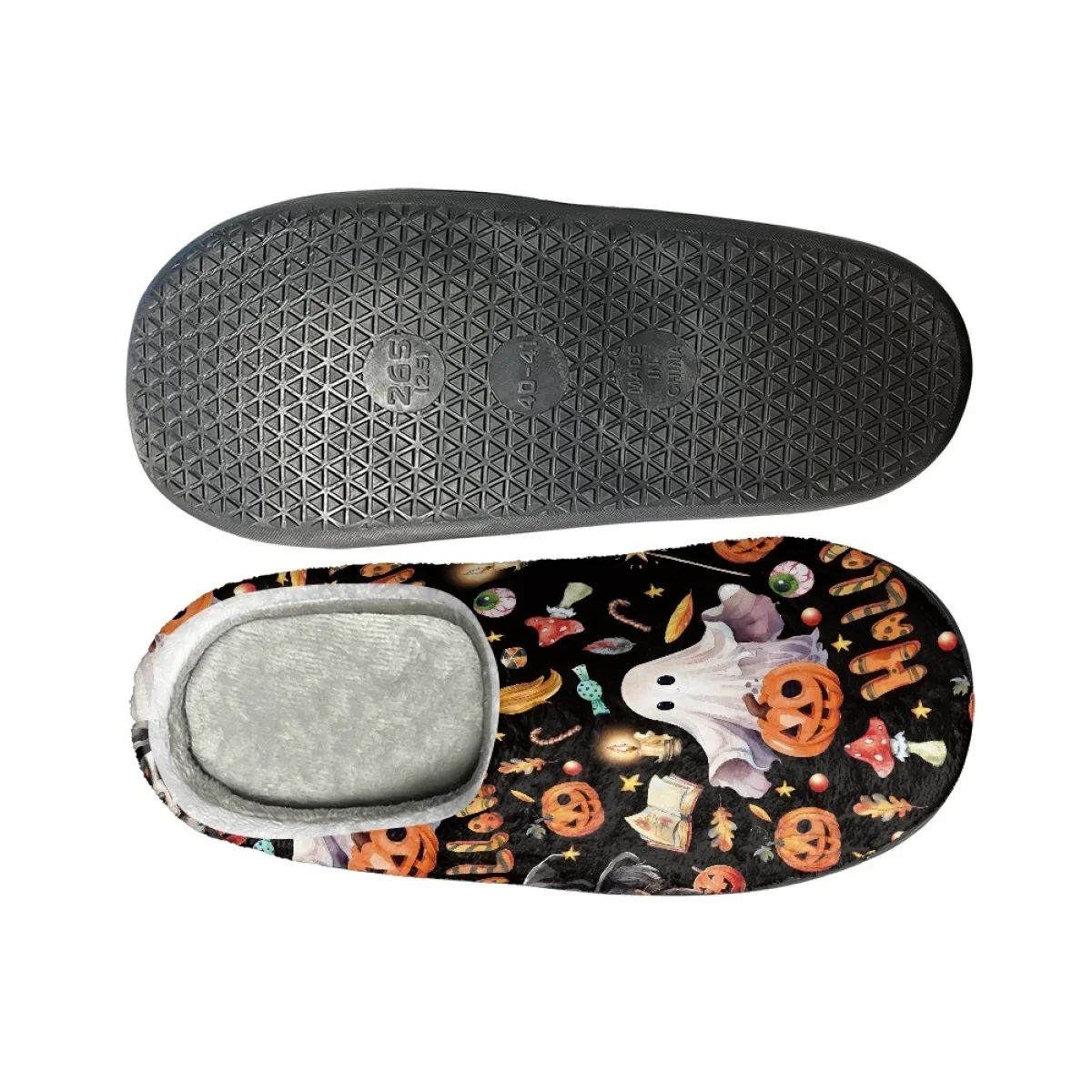 Winter Warm Slippers for Women Print On Demand Bedroom Casual Flats Floor Shoes Non-slip Classic Slides Slippers Halloween Gifts