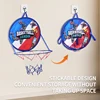 Kid Basketball hoops Dartboard Set With Adhesive Balls Indoor Outdoor Sports Toys Games For Children Christmas Present Birthday 3