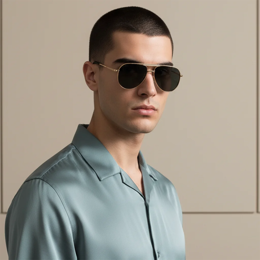 Timeless Unisex Aviator Sunglasses with UV400 Protection and Durable Metal Frame