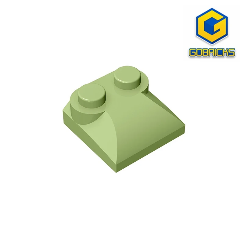 Gobricks GDS-800 Platten w. Bögen 2x2 Bogen Ziegel kompatibel mit Lego 47457 Kinder DIY pädagogische Bausteine technisch