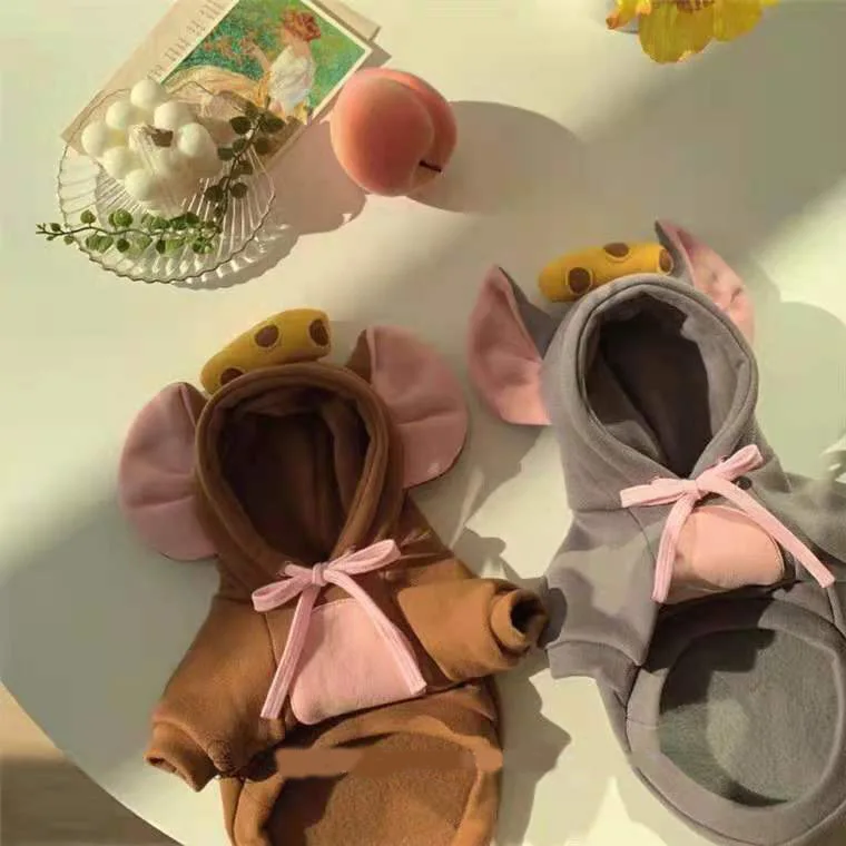 Déguisement Wapiti, Grenouille ou Carotte : Sweat à Capuche Amusant pour Petit Chien - 2025 - Vêtement et accessoires pour chiens - Doglovedesign