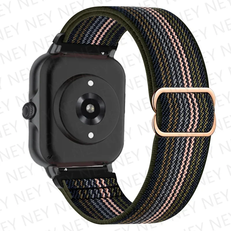Elastic Shiny Nylon Band, 20mm/22mm, Universal Fit