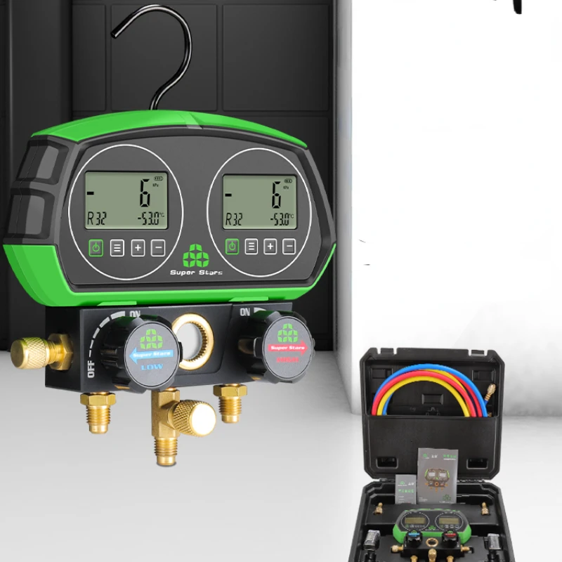 

Electronic Fluorination Form Table Refrigeration Digital Display Liquid Filling Meter Head Digital Pressure Gauge