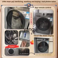 CX automatic household roller 10KG large capacity first-class energy-saving elution high temperature cooking and washing YQ2 2
