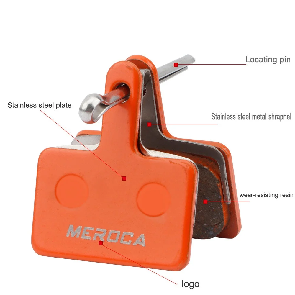 Pastiglie Freno Bicicletta Per SHIMANO B01S MT200/M315/M355/M375/M445/M446/M575/M525/ M515/Drako/HDC-300/aurpoly Comp Gemini, 4 Coppie