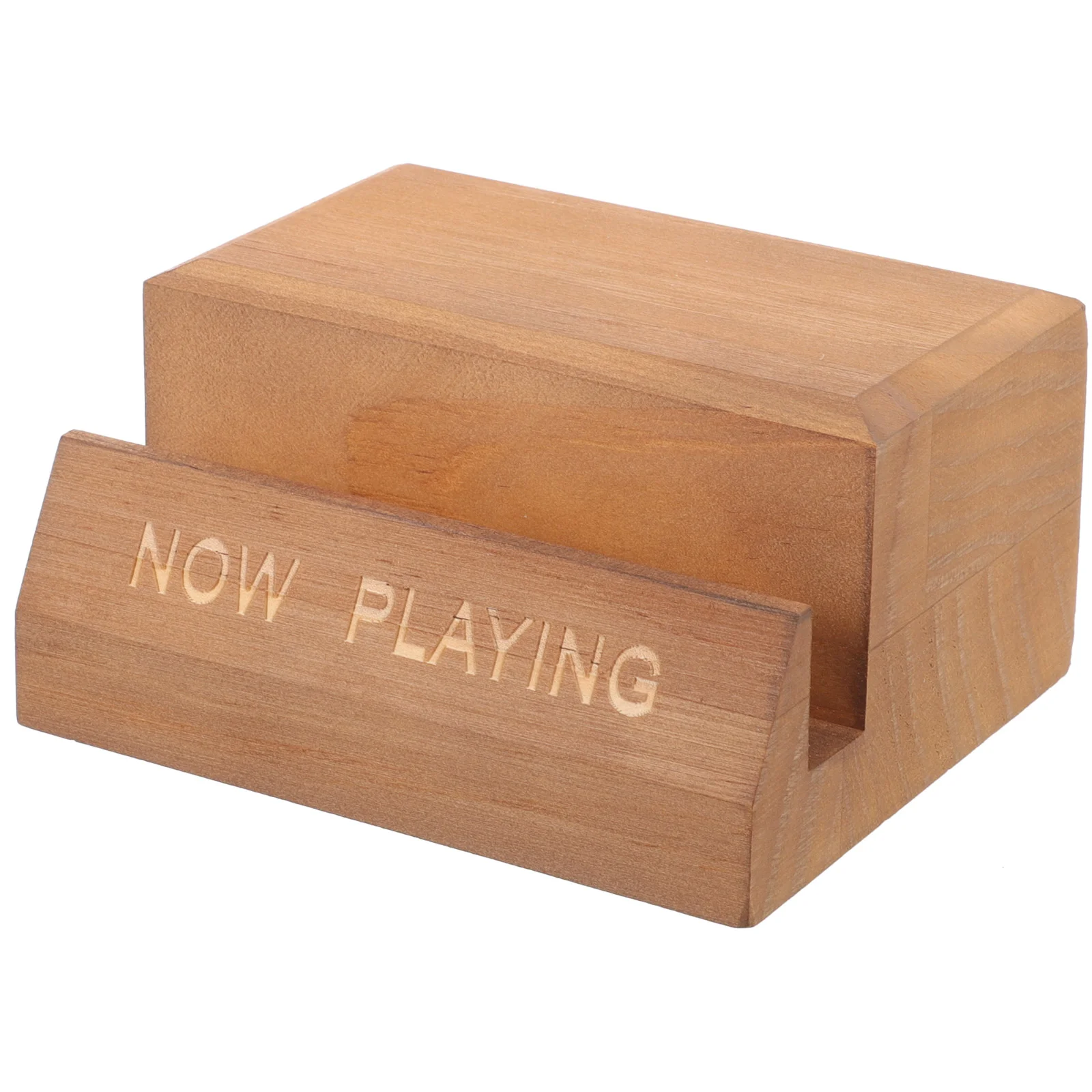 

Now Playing Vinyl Record Stand Wood Vinyl Record Holder Display Record Rack Album Cover Holder Tabletop Single Cd Stand