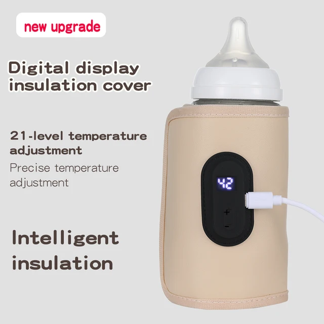 Chauffe-lait pour bébé chauffe-biberon pour bébé, chauffe-biberon USB Portable pour voiture, accessoires de voyage en plein air Portable en plein air