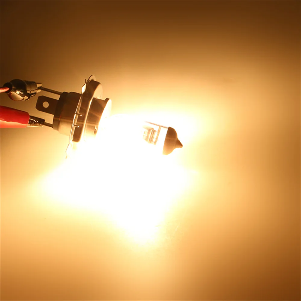 10Pcs H4 55W Halogen Xenon Car Light Bulb 12V 4300K High Low Beam Car Headlight Lamb Factory Price Car Styling Parking  H4 Coche 4