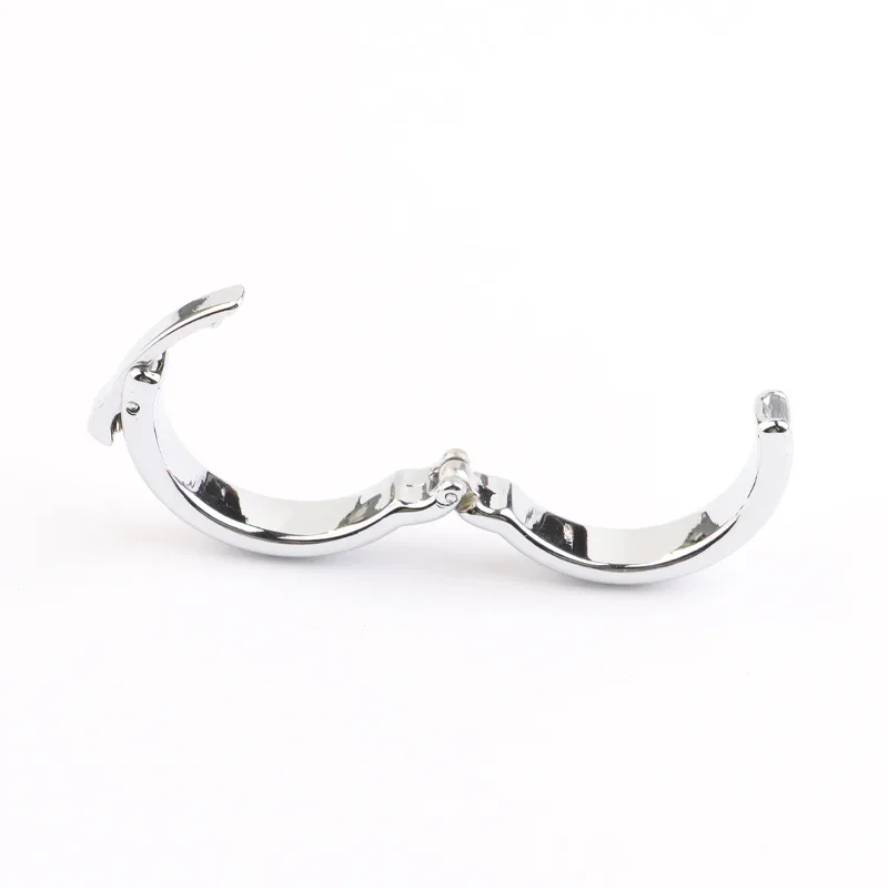 Anel de aço inoxidável anéis de metal ajustável castidade masculina pau atraso extensor escroto brinquedos sexuais para homens exercício_voghion.com