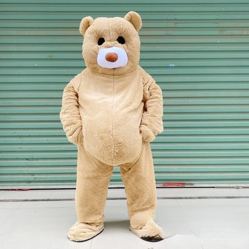 Poupée ours en peluche pour danser, Costume de personnage de dessin animé,  vêtements pour personnes marchant, Costume de spectacle à grande échelle
