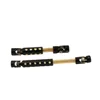 1/24 2pcs Brass black Coating Universal Joint Drive Shaft for Axial SCX24 C10 AXI00001 AXI00002 AXI00006 RC Crawler Upgrade Part 2