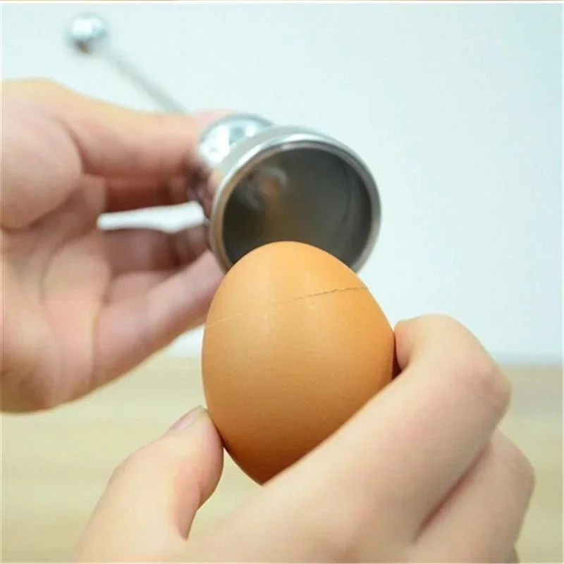 Topper Egg Cracker Egg Cutter Opener Scissor Shell Boiled Kitchen Tool Cooked Snipper Stainless Steel Breaker Break Beat Clipper