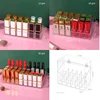 36 clear lipstick organizer Nail polish Eyebrow pencil display stand Desktop Makeup organizer Lipstick organizer 6