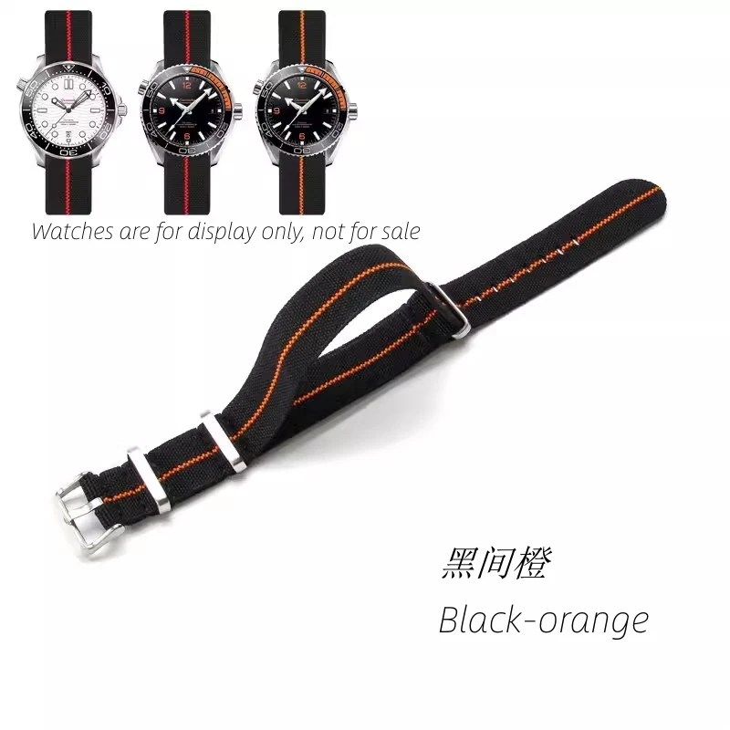 Elastic Nylon Waterproof Outdoor Sport Watchband Strap