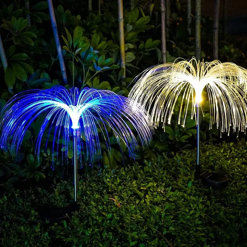 

Outdoor 7 Color Changing Solar Powered Jellyfish Light Landscape Spotlight Waterproof Lighting for Yard Patio Holiday Decoration