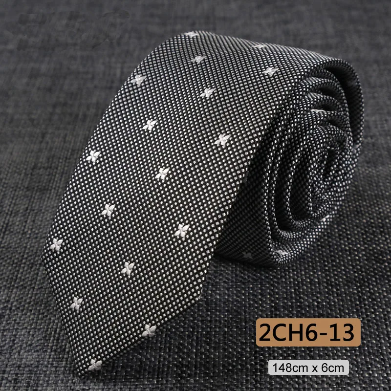Neue Dünne 6CM Herren Krawatte Schlanke Schmale Krawatten Für Mann Plaids Gestreiften Paisley Jacquard Krawatte Business Party Corbatas krawatte – Detail 19