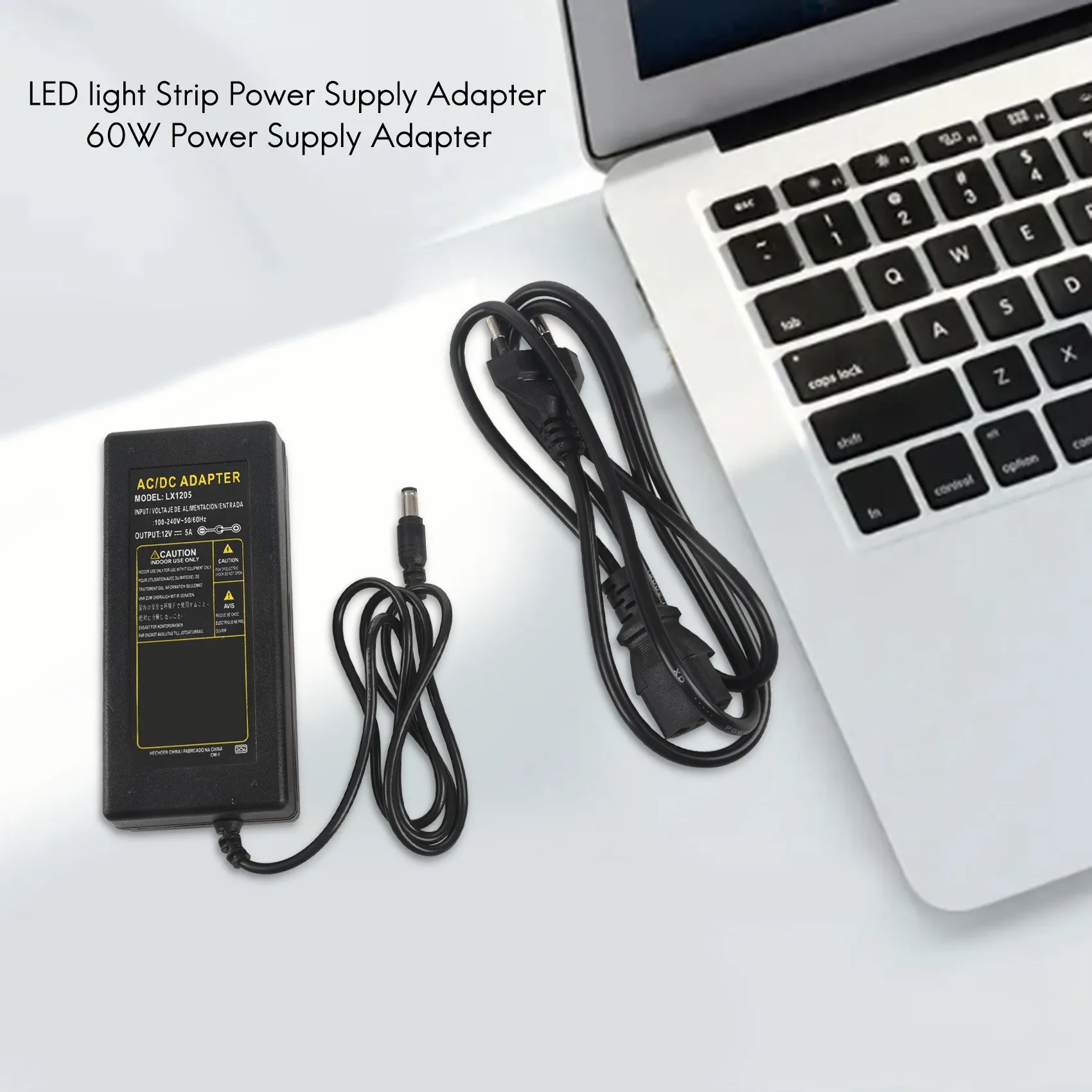 12V 5A 60W Power Supply Adapter for LED light Strip RGB SMD 3528 5050