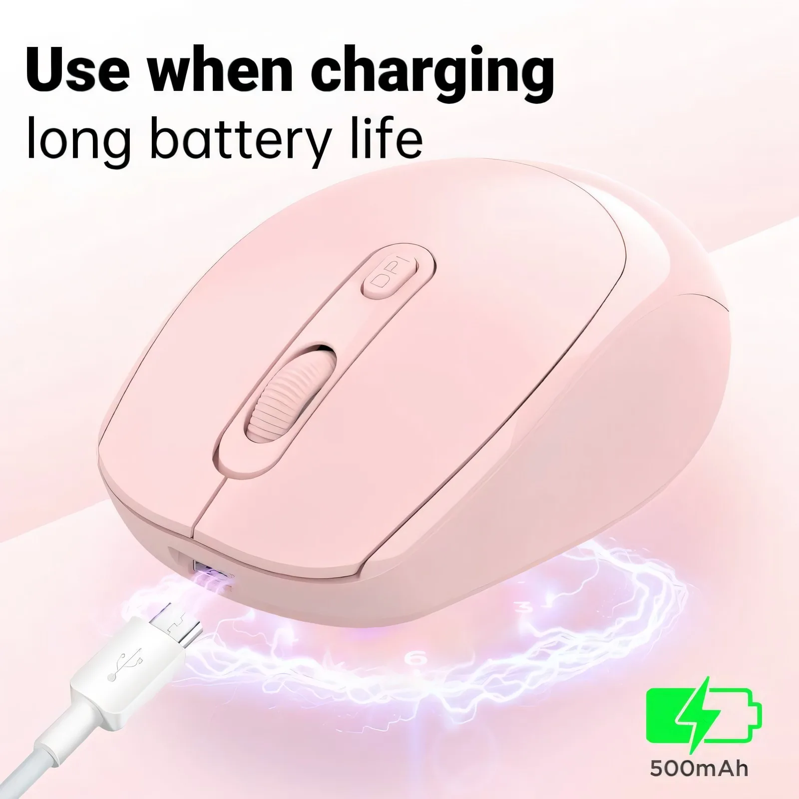 【Big-promotion】 Bluetooth Wireless Mouse Rechargeable Computer Laptop Gaming Mouse 2.4G Optical Dual Mode Long Life for Win Mac.