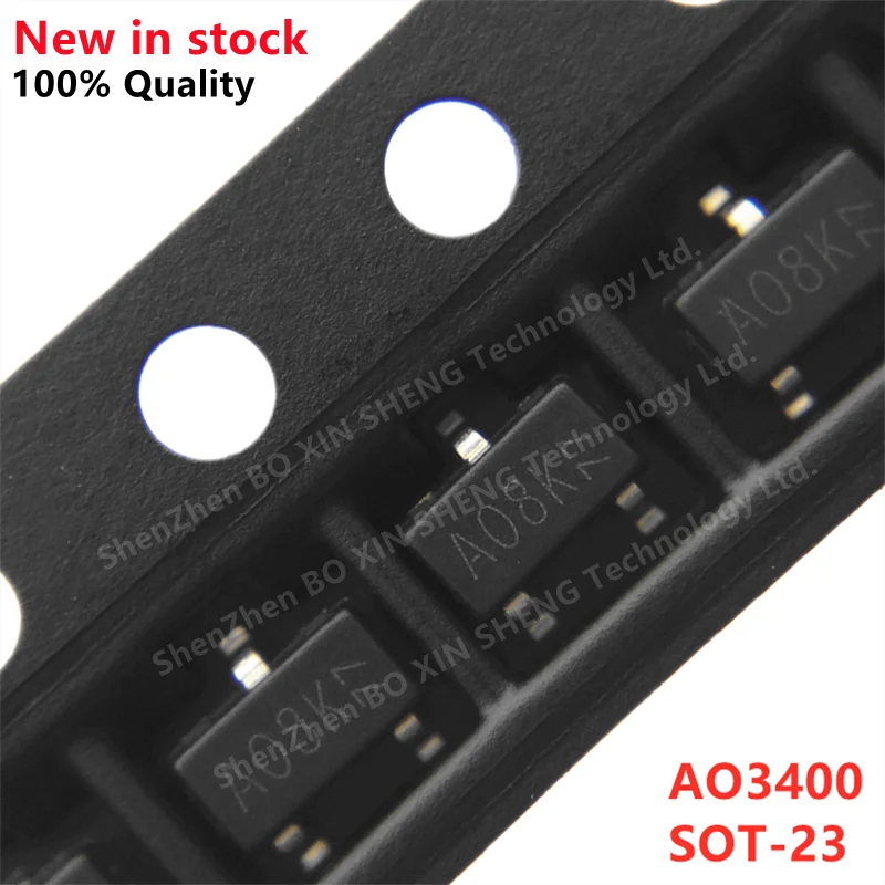 50pcs Ao3400 Sot-23 Ao3400a Ao3401 Ao3401a Ao3403 Ao3404 Ao3405 Smd ...