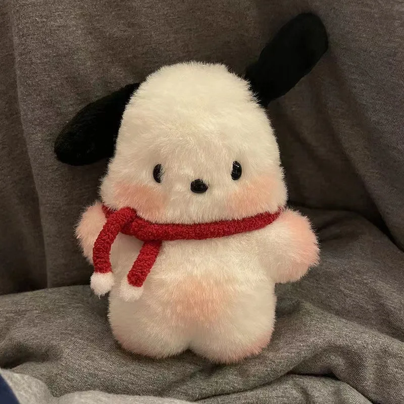 

Sanrio Plush Doll Toys 13CM Cute Cartoon Pochacco Soft Plushies Doll Pendant Keychain Schoolbag Decoration Girl&Child Gifts