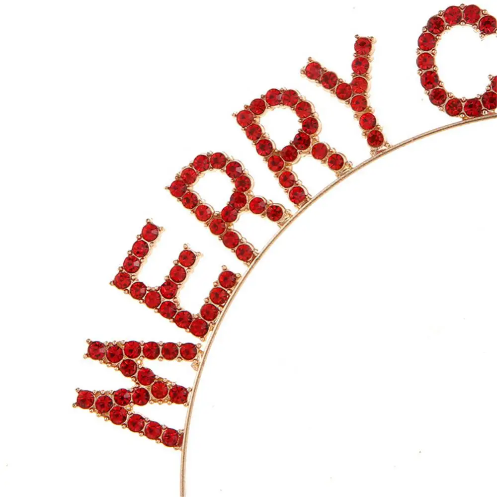 Christmas Headband Antlers Snowflake Merry Christmas Pentagram Happy New Year Hair Clip Hair Accessories
