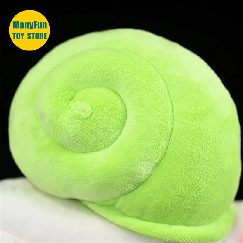 Snail Plush Toy High Fidelity Leptopoma nitidum Plushie Snails Peluche Lifelike Stuffed Animals Simulation Doll Kawai Toy Gifts 6