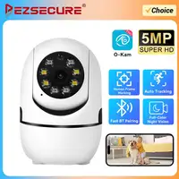 Bezsecure – caméra Wifi 5MP, caméra IP d'intérieur pour la sécurité domestique, Vision nocturne couleur, détection de mouvement, caméra CCTV, application O-Kam pro 1