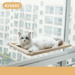 Aerial Hanging Pet Cat Hammock with Climbing Frame and Window Seat ( Light Yellow)