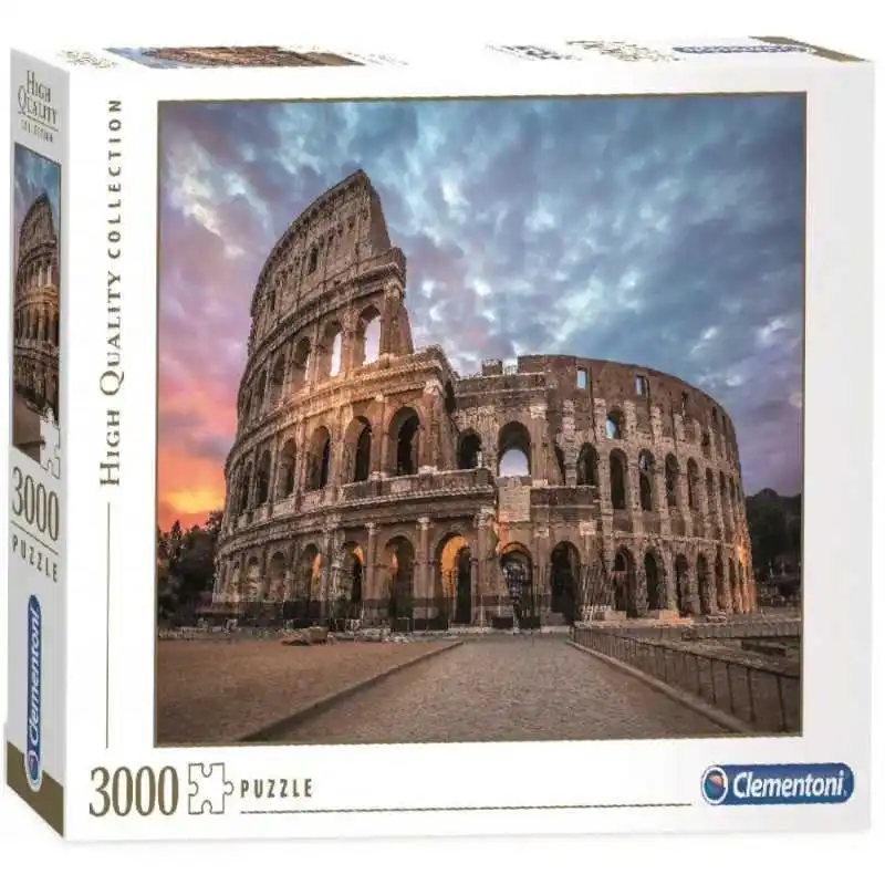 Jogo Puzzle Quebra Cabeça Coliseu Roma 500 Peças País Itália
