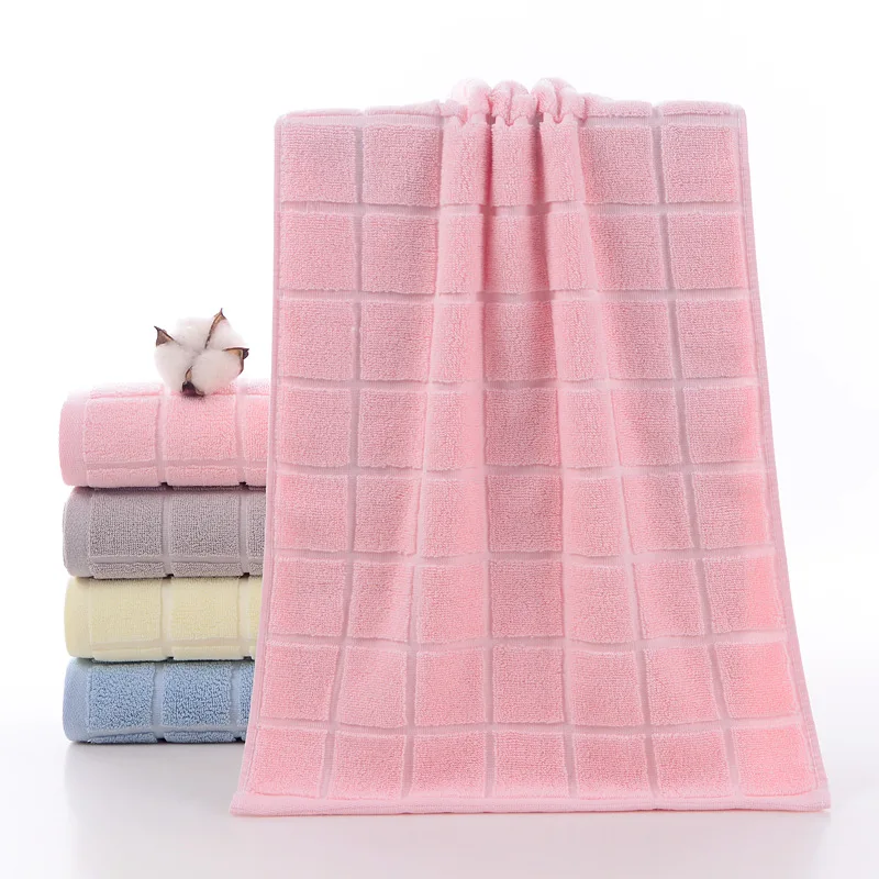 Thick Bath Towel Set Bathroom Cotton Soft Absorbent Towels Adult Unseix  Towel 1pcs 34*34cm/ 1pcs 34*74cm/ 1pcs 70*140cm/ 3pcs Set(1pcs 34*34cm +  1pcs 34*74cm + 1 Pcs 70*140cm)