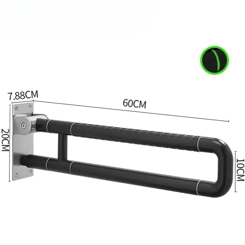 Toilet Grab Bars Foldable Stainless for Seniors Elderly Handicap Toilet Safety Frame Handle Support Rail Bath Shower Handrails