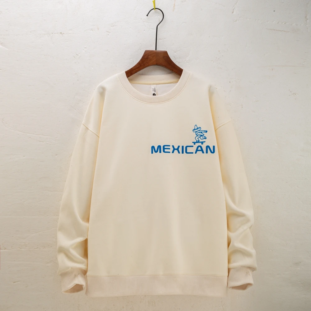 MEXICAN Printed Women/Men Street Style Simple Autumn Loose Fleece Clothing Comfortable Pullover Sweatshirt