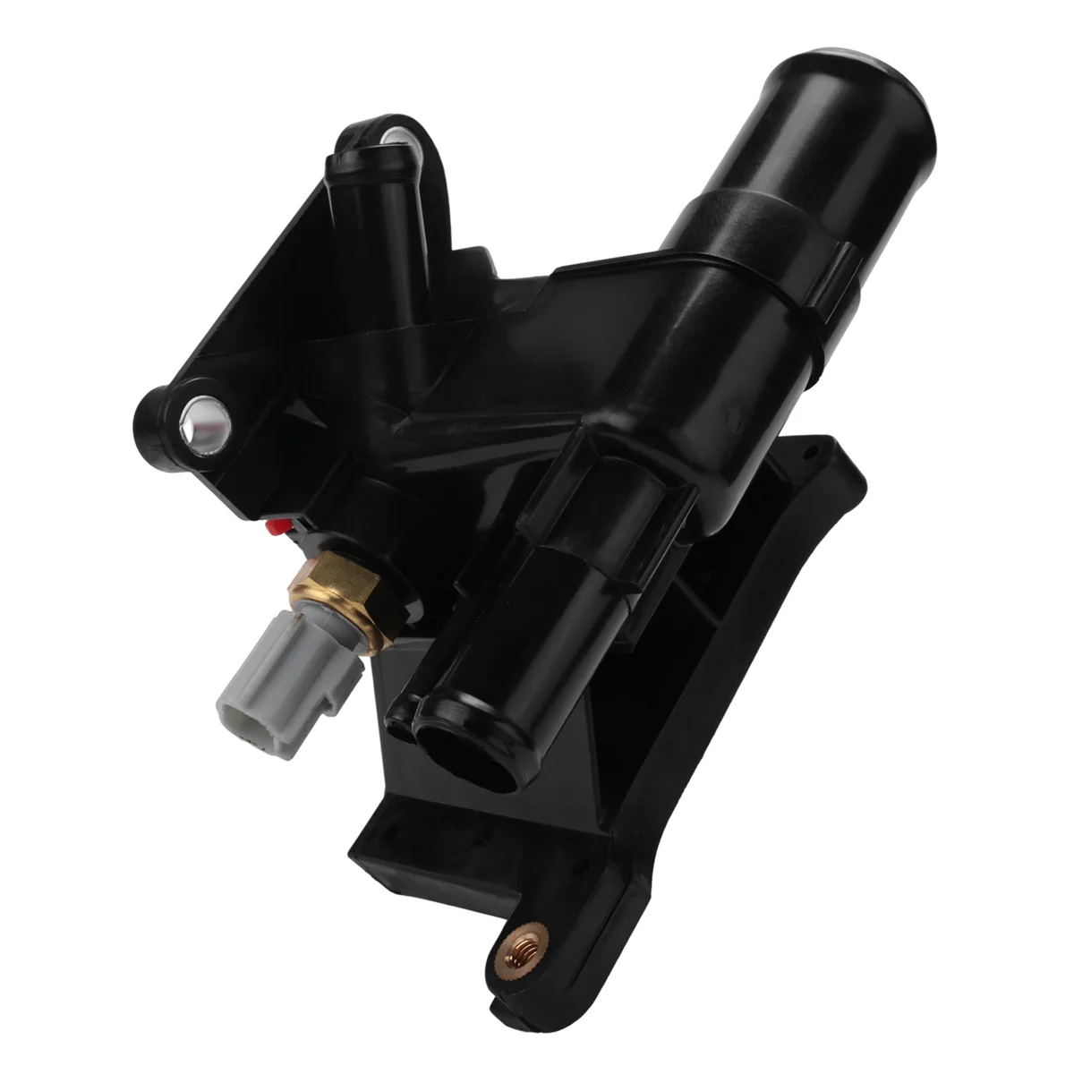 

New Thermostat Engine Coolant Water Outlet with Sensor for Mazda 3 5 6 2006-2013 2.0L-L4 Ford LF941517Z