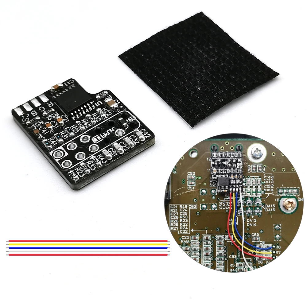 Snes Rgb Pcb Mod Kits Amplificador com Csync Ths7374 Atualizado para 1chip03 e Snes Minisfc Jr.
