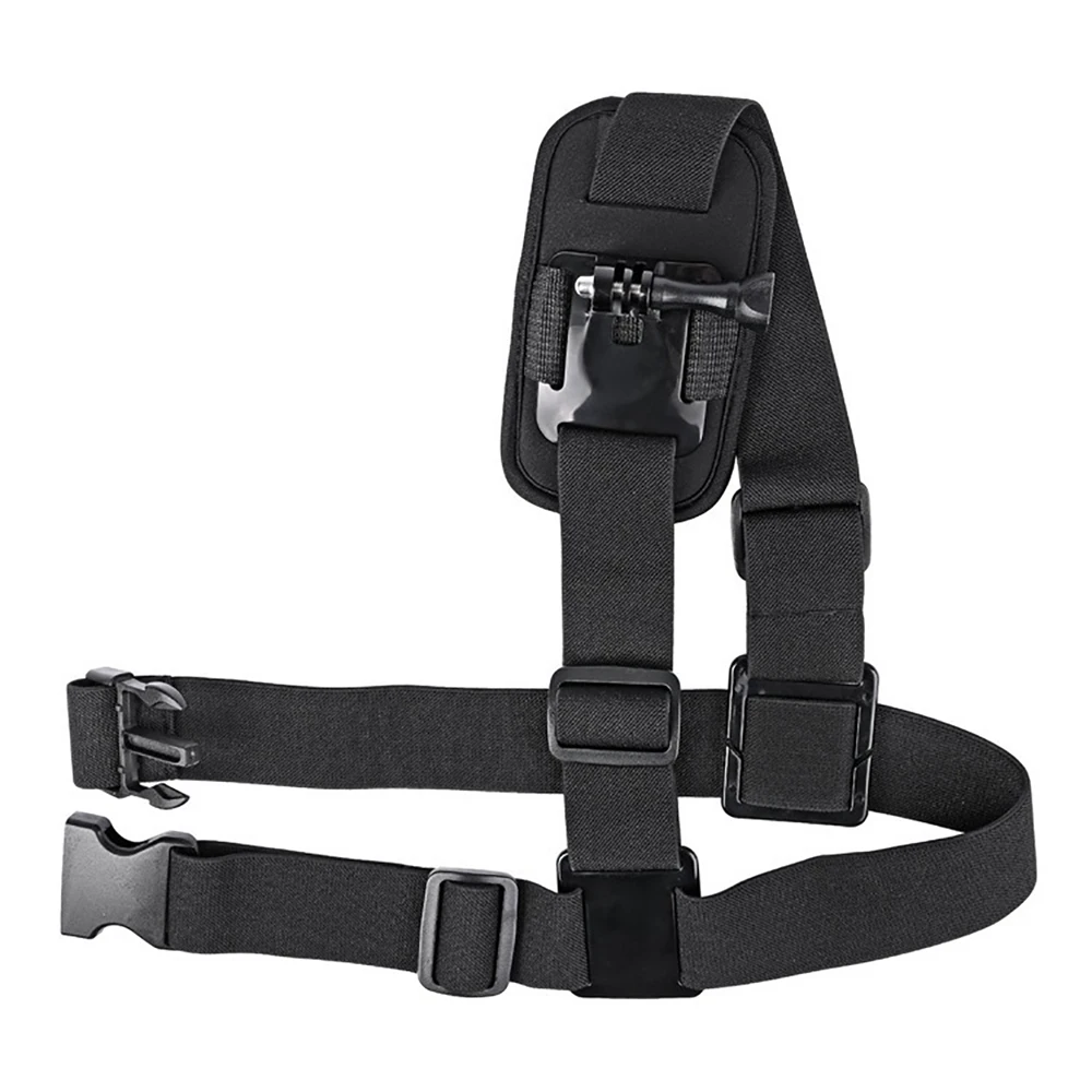 2025 New 360° Adjustable Shoulder Strap Mount-With Screw Adapter For GoPro Hero 13/12/11 Outdoor Cycling Vlogging Chest Harness