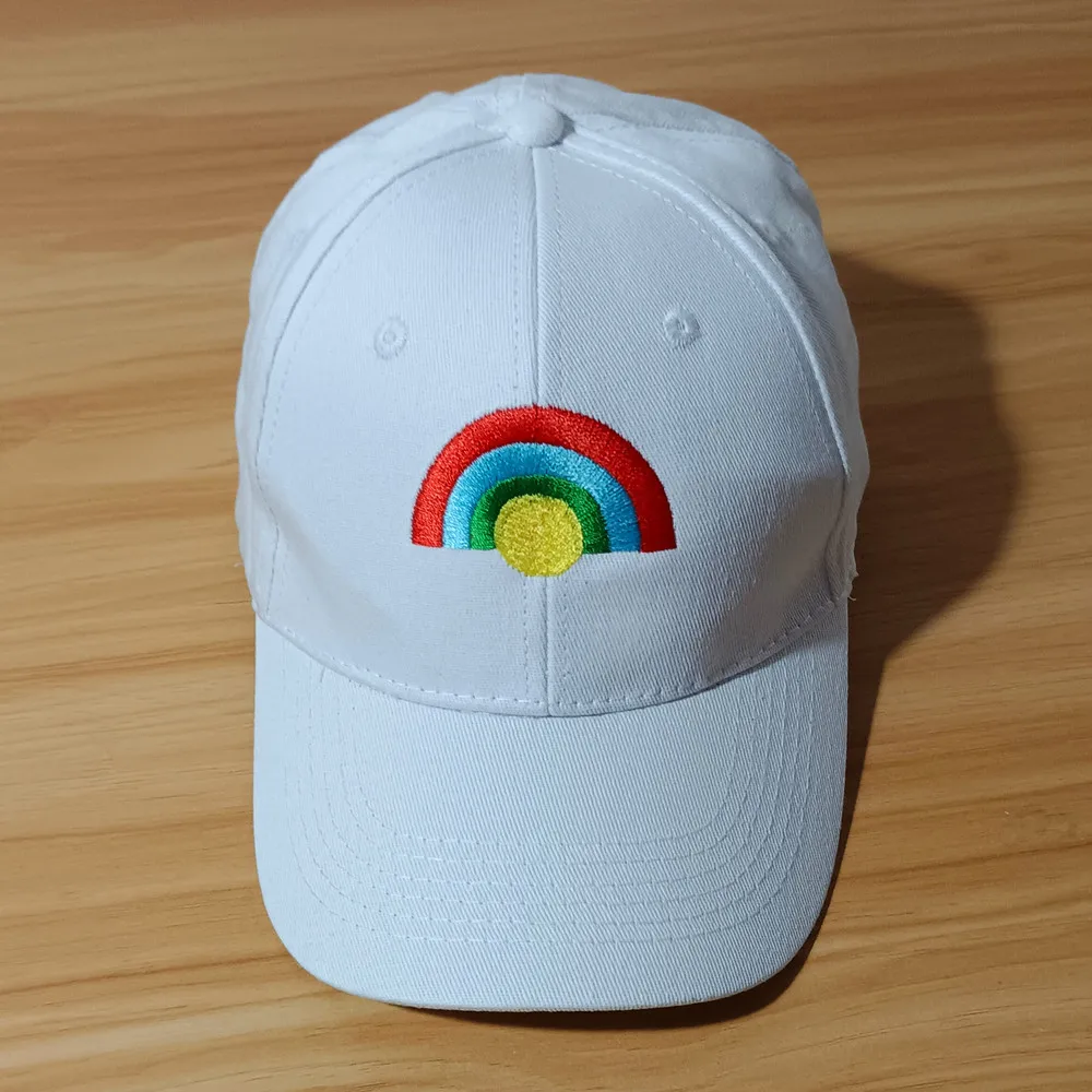Pocket Mon Sun Moon Professor Kukui Cosplay Hat White Embroidery Baseball Cap