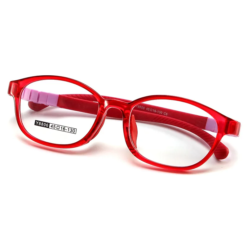 Square Teens Glasses Kid Optical Myopia Glasses Boy Girl Amblyopia Frame Prescription Anti Reflective TR90 Computer Eyeglasse
