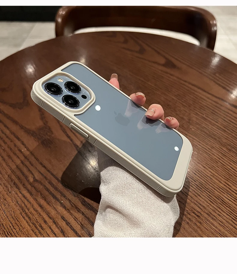 case iphone 11 Pro Max  Luxury Hybrid Sturdy Armor Shockproof Protective Case for Apple iPhone 13 12 Mini 11 Pro 13Pro Acrylic Bumper Transparent Cover iphone 11 Pro Max  silicone case