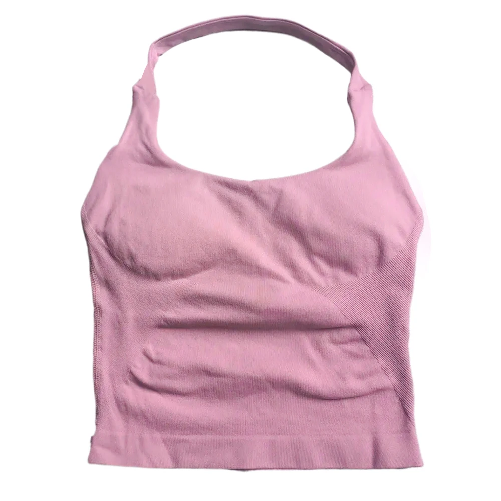 ตัวเลือกสินค้า เสื้อโยคะ Strappy Crop Top วัสดุ Seamless ใส่ออกกำลังกาย