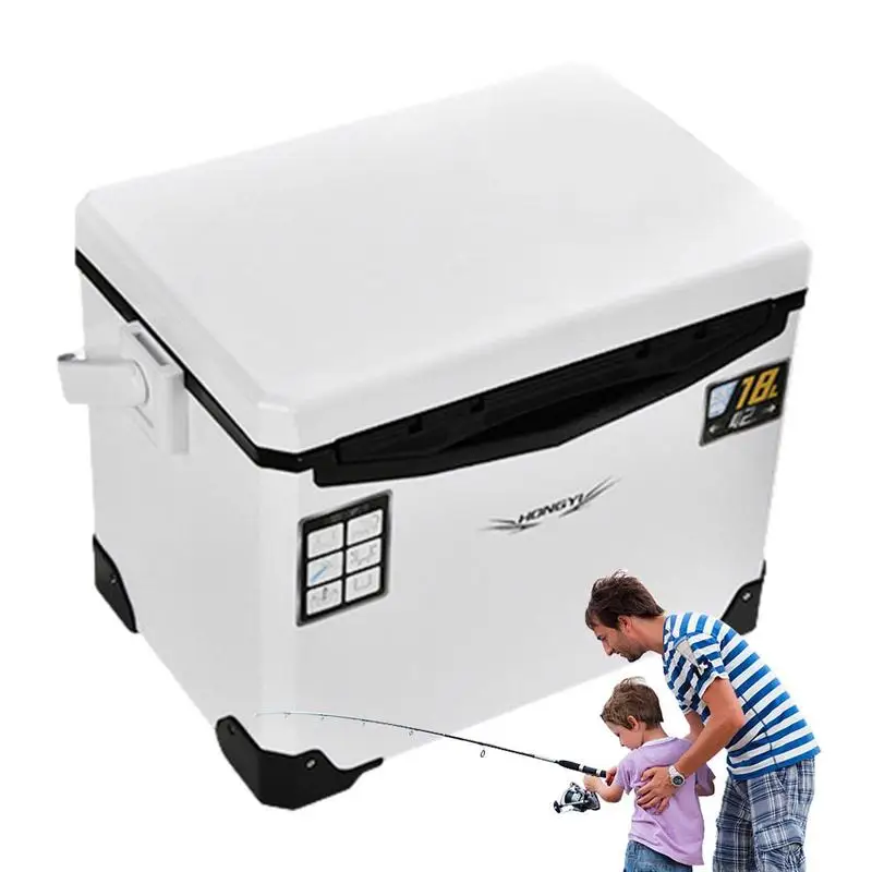 

Fishing Cooler Bag Insulated Multifunctional Fishing Coolers Large Capacity Bait Bucket Fishing Box Fish Cooler Portable For