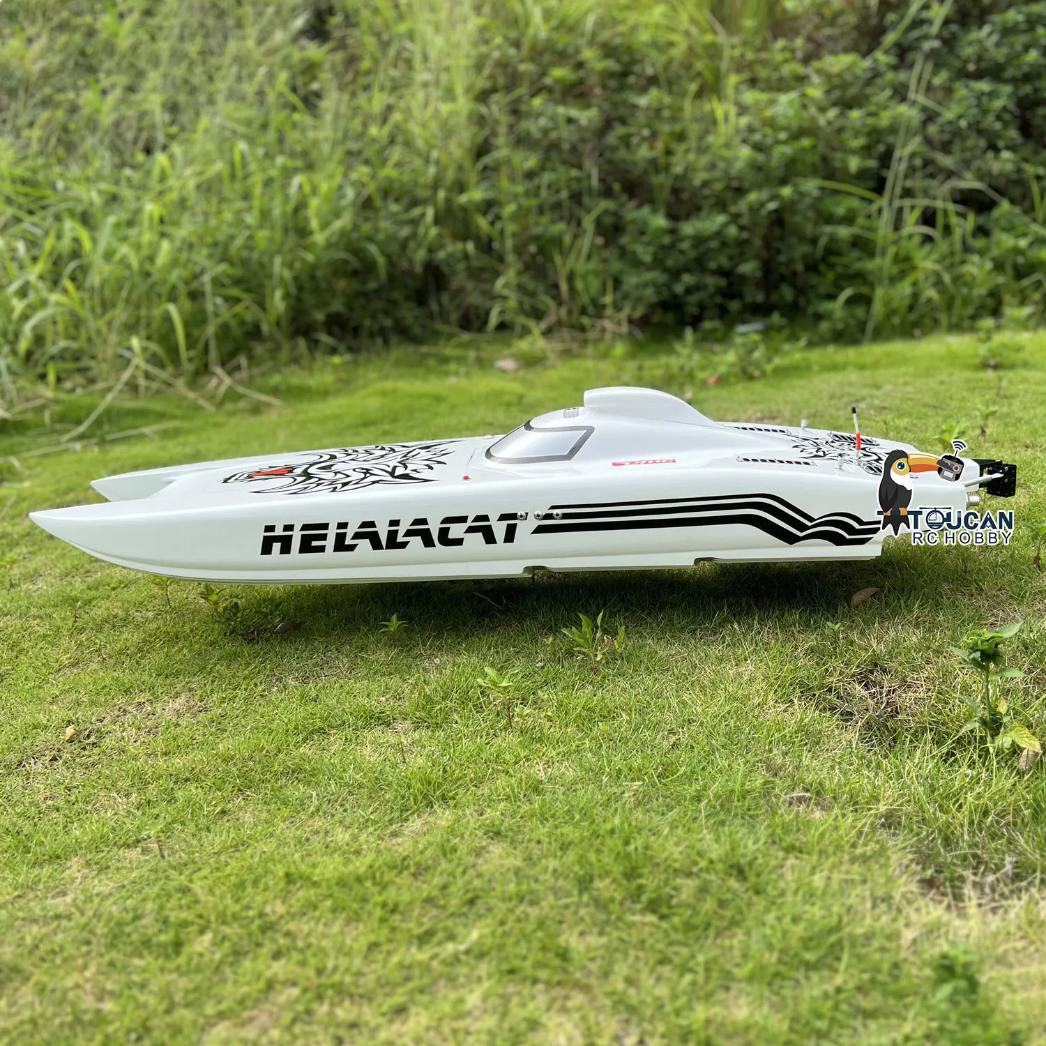 G30E Model Made With Kevlar 30CC Gasoline Racing ARTR RC Boat Tiger W/ Radio System Water Toys THZH1252-SMT1 3