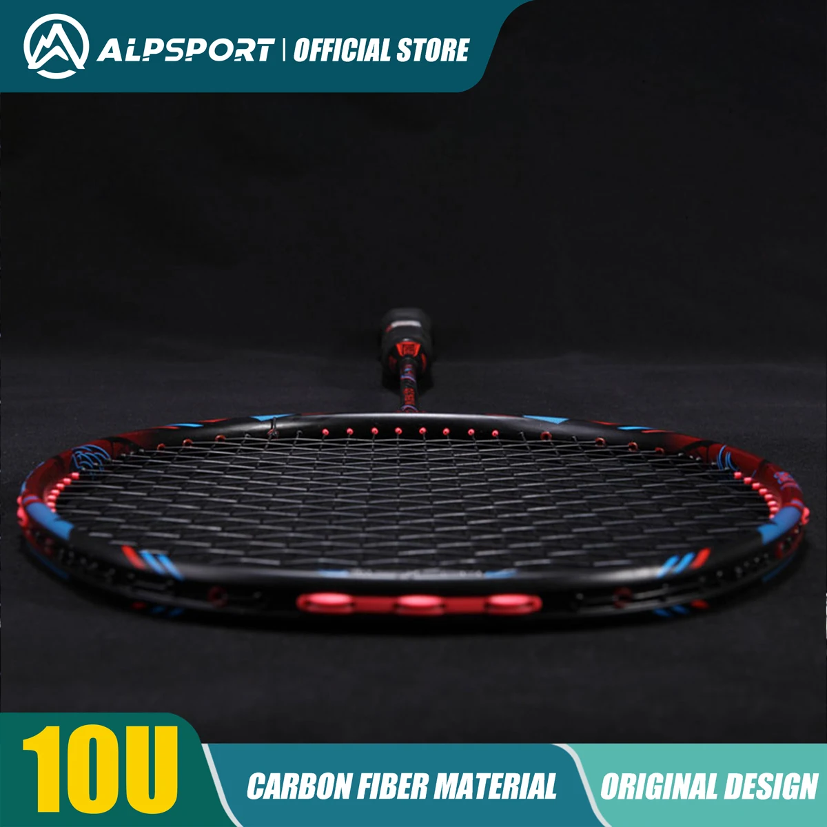 

Alpsport 10U PF Plus Badminton Racket Full carbon fiber professional badminton racket Light as AIR Club Rackets Badminton Racket