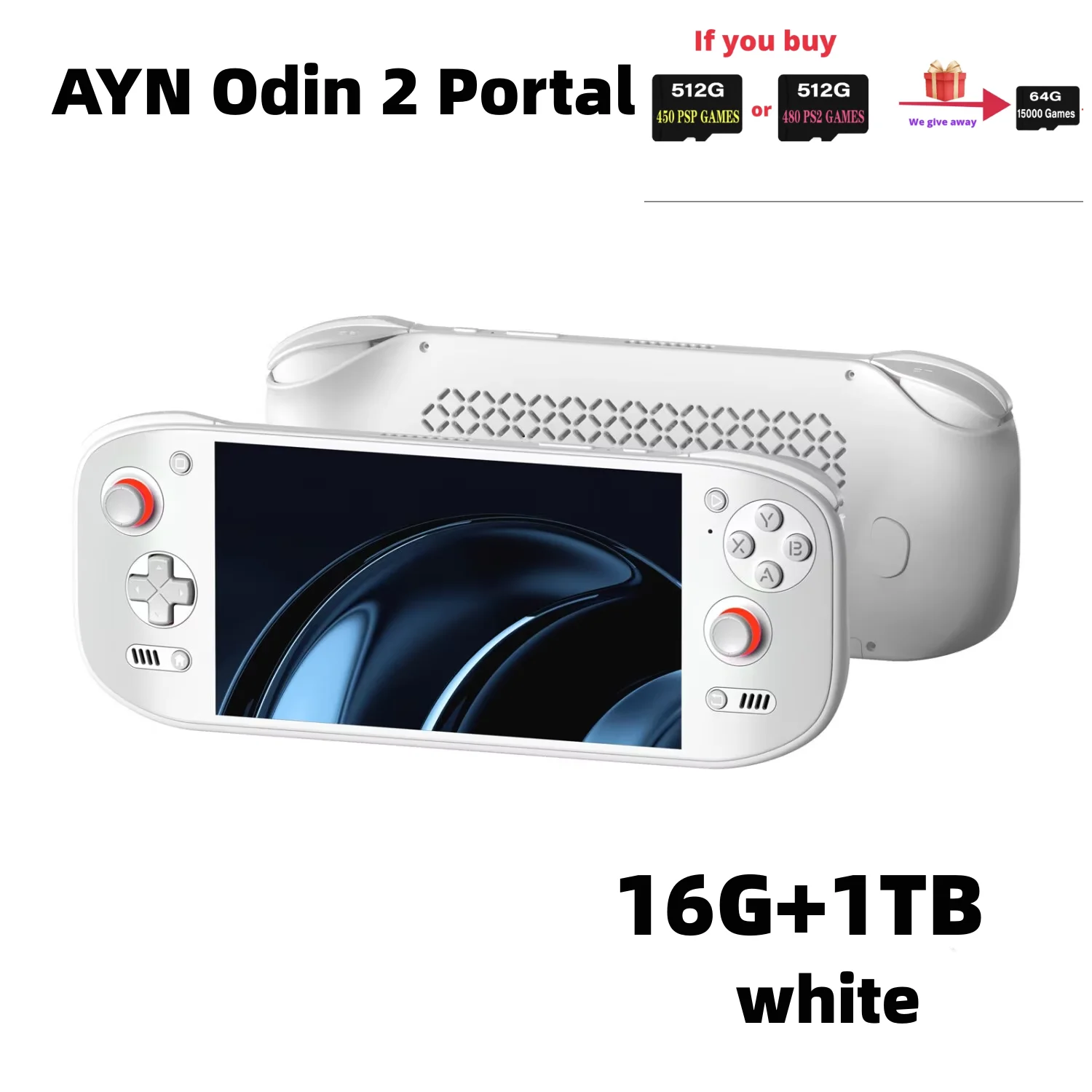 AYN Odin 2 Portal Odin2 Portal Handheld Game Console 7Inch