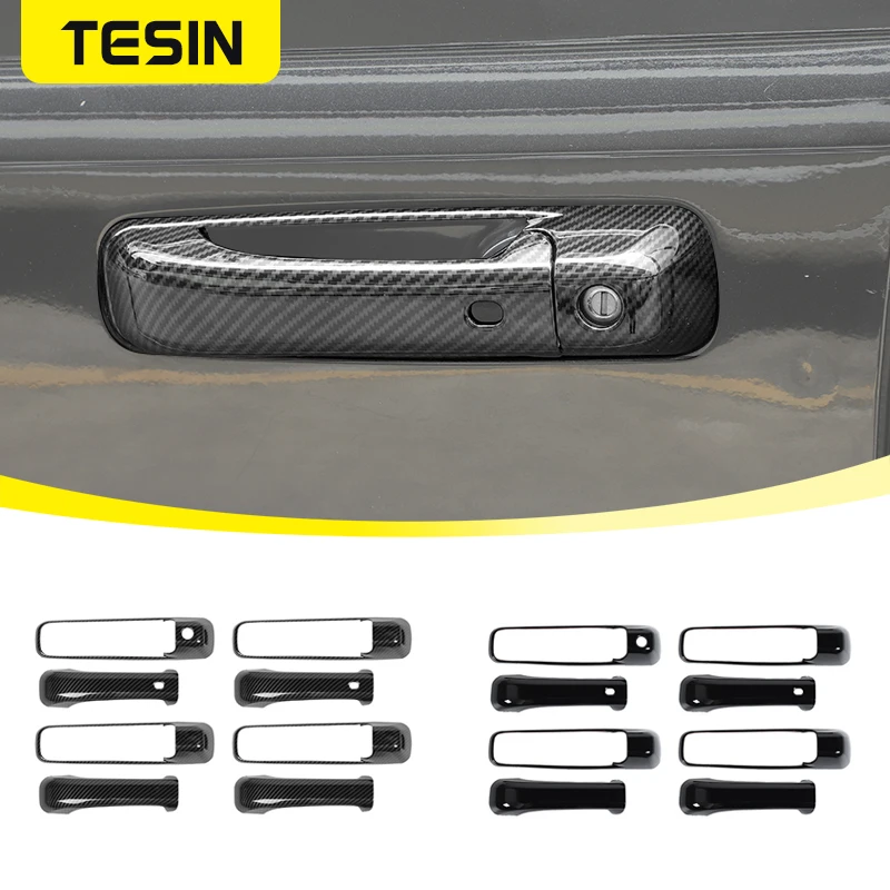 TESINCarSideDoorHandleDecorationCoverTrimforJeepGrand