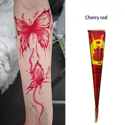 Organic Brown Henna Tattoo Cream for Easy Application and Quick Cleanup - Perfect for Temporary Tattoos and Special Events (A9)
