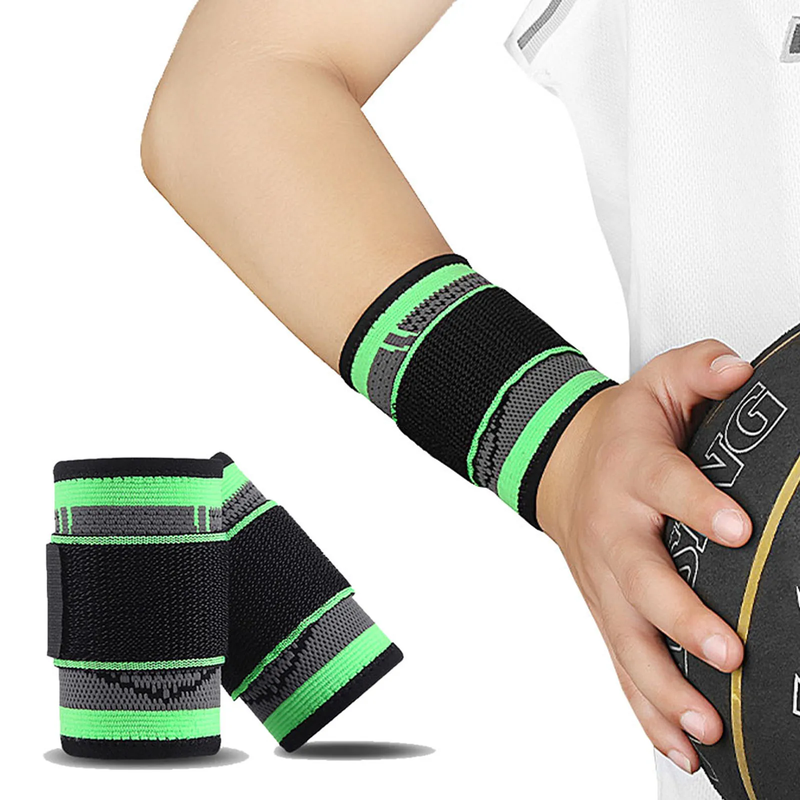 

Adjustable Sports Wristband Compression Wrist Brace Support for Hand Wrap Support Basketball Badminton Carpal Protector Strap