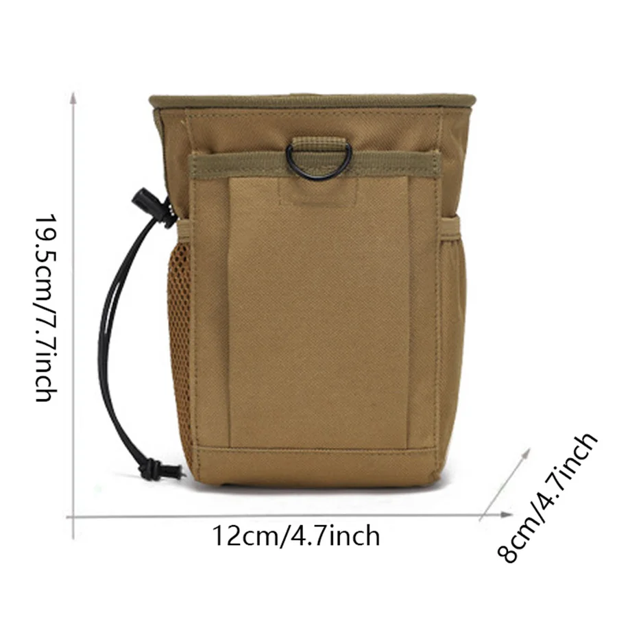 Marsupio da allenamento riciclabile con borsa MOLLE mimetica da 3-5 litri, supporto MOLLE per gilet/cintura - Image 4