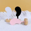Wood Portable Earring Display Stand Jewelry Rack Ear Shaped Ear Studs Organizer Holder Rack for Earrings Earrings Display Tool 3