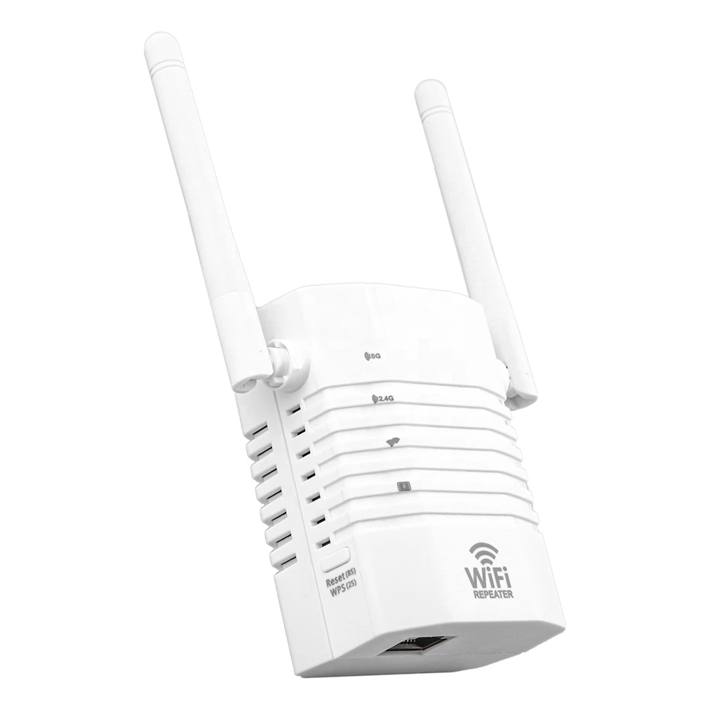 WIFI Signal Booster 750Mbps Wireless With Ethernet Port Router WIFI Repeater 2.4G 5G Dual Band Internet Amplifi